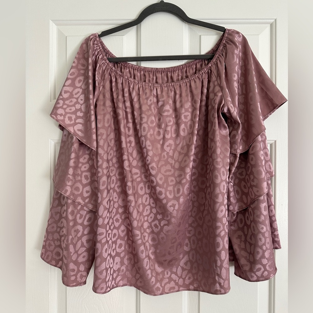 Silky off the shoulder top